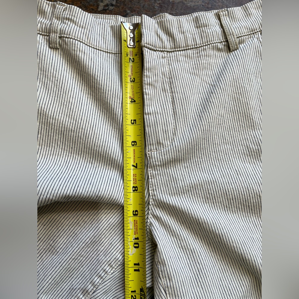 Women’s Summum pinstripe cotton cuffed coastal trousers. Size 32( XS/2 USA) - Picture 11 of 16